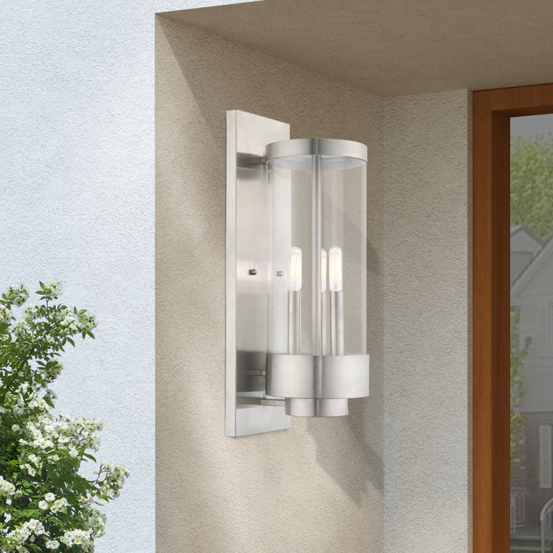 Binghamton Wall Light, Brushed Nickel
