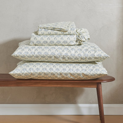 Ultra-Soft Floral Printed Microfiber Sheet Set