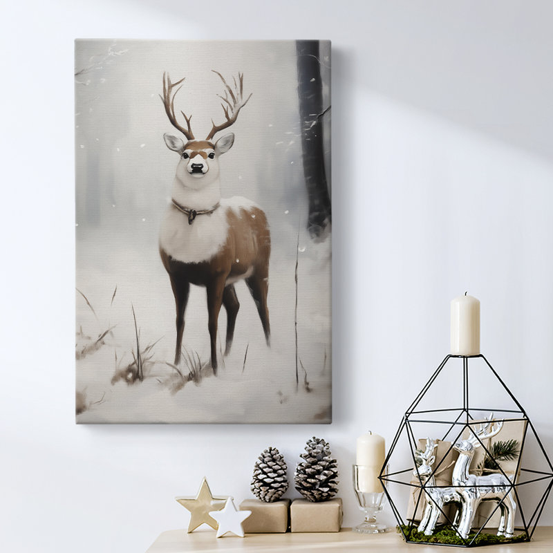 Art des Fêtes de Noël - Toile tendue avec châssis, série 2, H 24 po x l 16 po