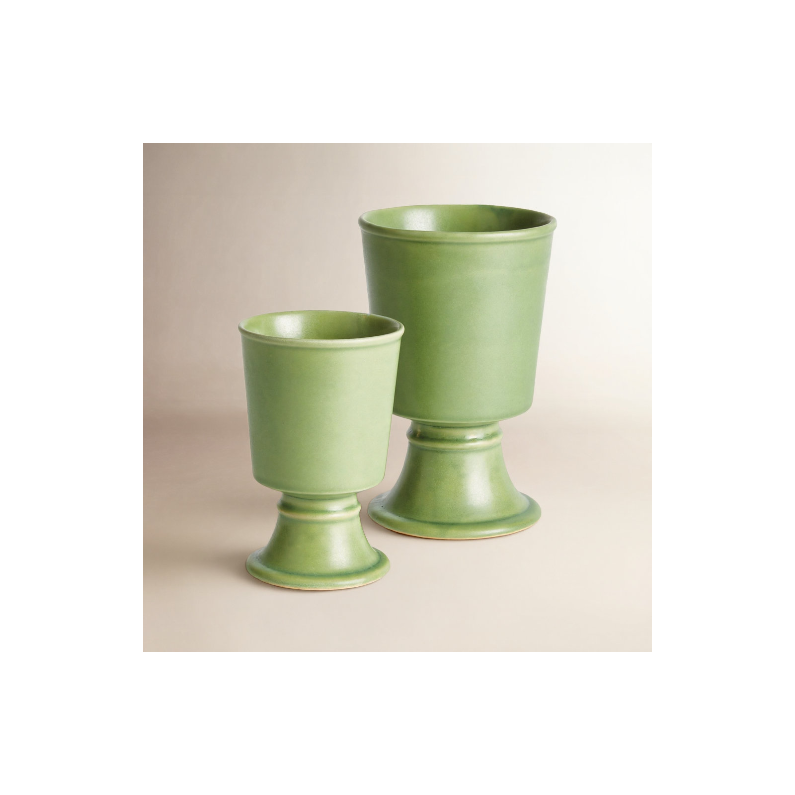 Manderly Cachepot, Green