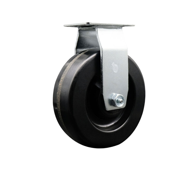 Phenolic Wheel Rigid Caster with Roller Bearing