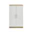 White Wooden Shoe Storage Cabinet, 6 Shelves-707401882