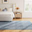 Criston Handmade Tufted Wool Light Blue/Sand Area Rug-1454465105
