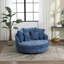 Fauteuil demi-tonneau rembourré avec housse-1835901392