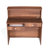 Nasjah 47" Walnut Reception Desk w/Transaction Counter | Multifunctional Front Desk