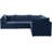 Ensoll Velvet L-Shaped Sectional Reversible-1930743965