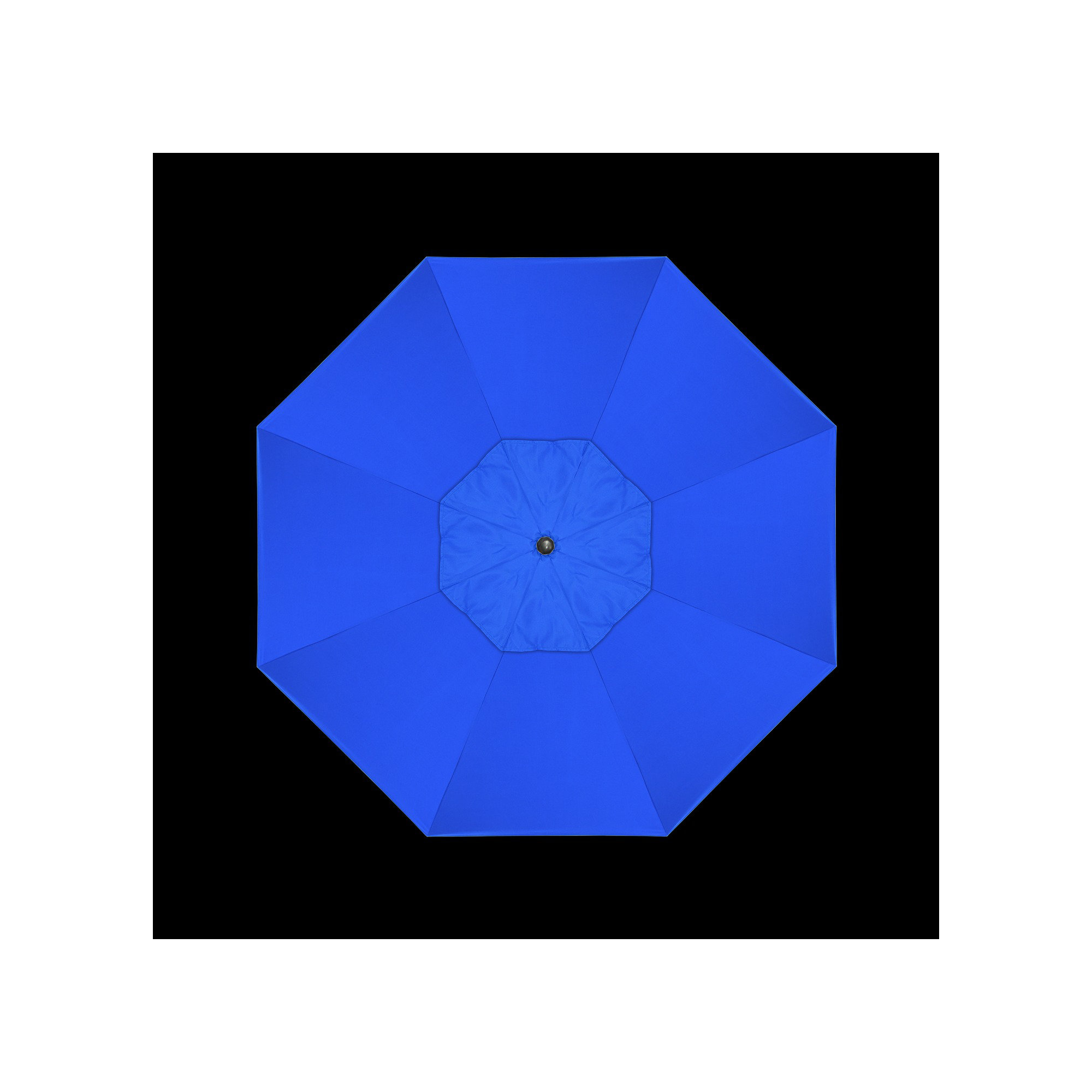 9' Market Sunbrella Umbrella, Canvas Pacific Blue Sunbrella® Canvas