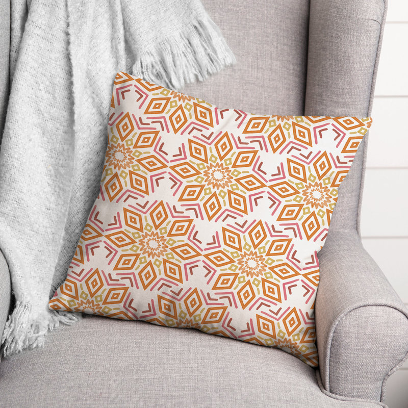  Housse de coussin médaillon carré, 20 po X 20 po