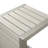 Silver Aluminum Outdoor Side Table - Modern For Balconies & Functional Design