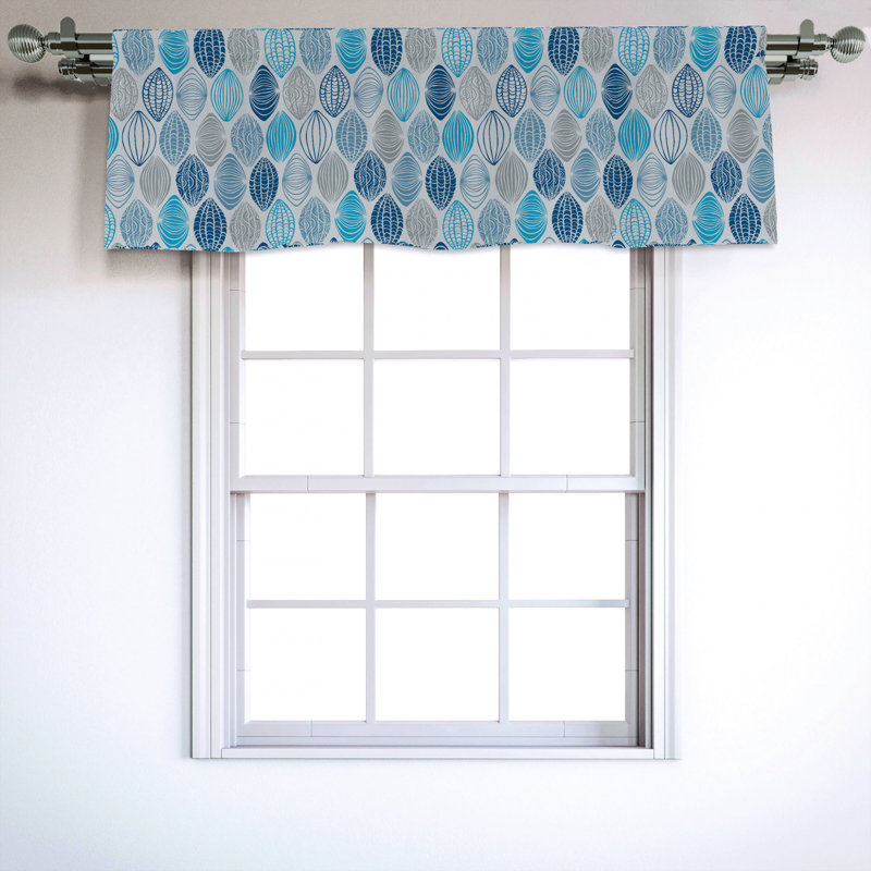 Sateen Ruffled Window Valance