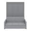 Lit escamotable double avec coussin-352963427