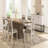 Dining Table - Toffe With Rope Base