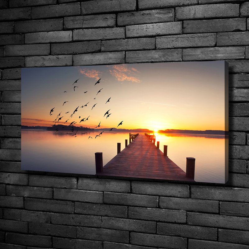 Sunset - Wrapped Canvas Print
