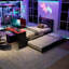 Wood Daybed With Trundle,Desk,LED Light And USB-881347375-881347373