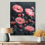 Rose, gris, vent, coquelicots, jardin I - coquelicots, décoration murale-1727544066-1727544070