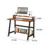 Adjustable Metal Base Computer Desk