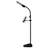 OttLite Dual Shade LED Standing Floor Lamp Adjustable Stand with USB and Flexible Neck - 4 Settings-48365701