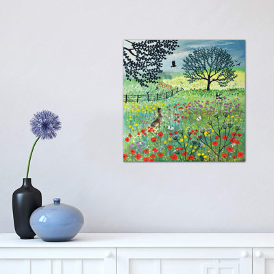 In Summer Meadow by Jo Grundy - Wrapped Canvas Painting