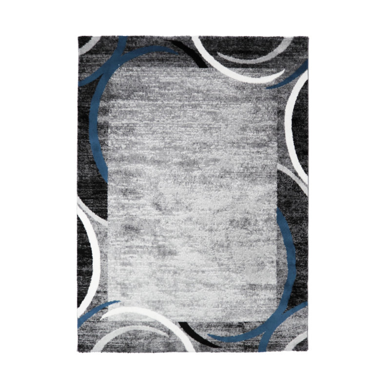 Zuzanna Abstract Shag Area Rug, Rectangle 225 x 340cm