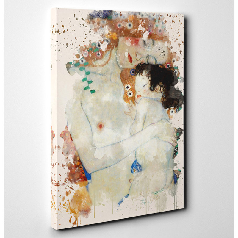 Gustav Klimt - Wrapped Canvas Painting, 60cm H x 40cm W