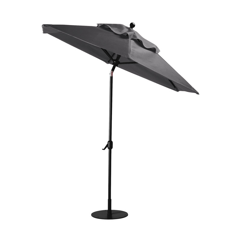 Parasol de marché 9 pi Portofino, Obsidienne, Rincon