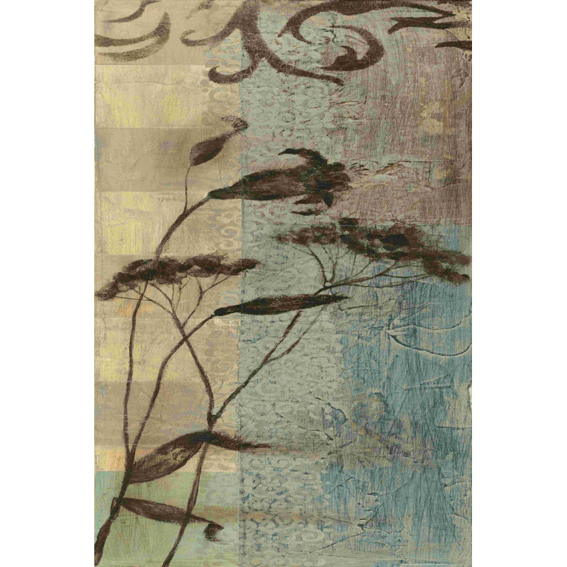 " Wildflower Resonance III " by Jennifer Goldberger Painting Print, 18" H x 12" W