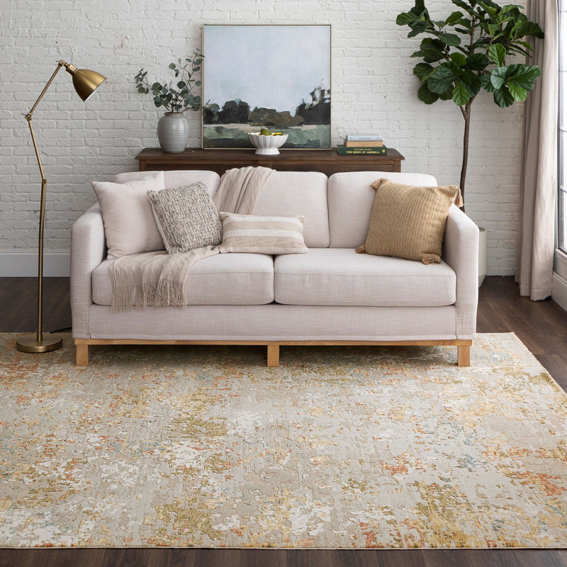 Memento Abstract Indoor Rug, Rectangle 9' x 12'
