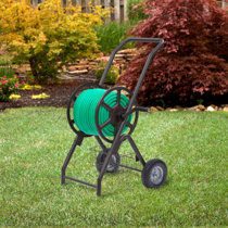 Heavy Duty Garden Hose 200 ft Metal Reel Cart 4 Wheels Resistant Steel  Storage Water Rolling Caddy Basket Mobile & ebook : Patio, Lawn & Garden 