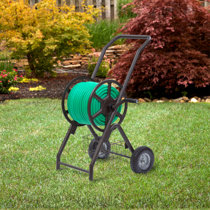 VEVOR Hose Reel Cart, Hold Up To 200 Ft Of 5/8 Hose , Garden Water Hose Carts Mobile Tools With Wheels, Heavy Duty Powder-Coated Steel Outdoor