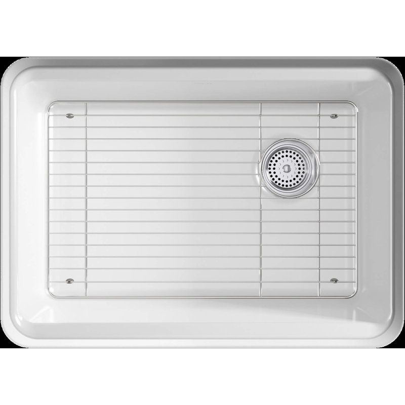 Riverby 27" Undermount Single-Bowl Workstation Kitchen Sink, White