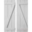 Volets en faux bois avec planche en Z-71284621