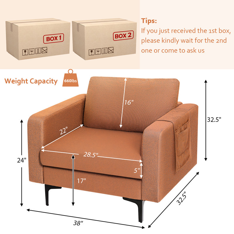 Kameyah 38 po, Tissu orange