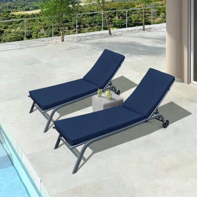 Coussin de chaise longue pour l'extérieur