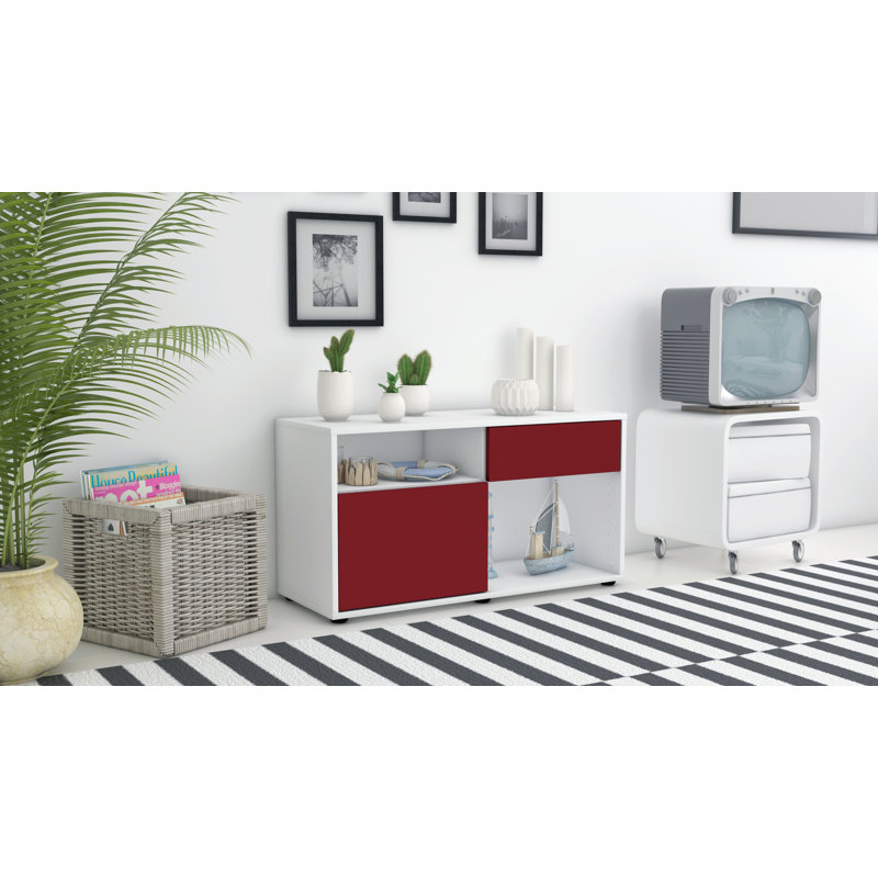 Elmer 1 - Drawer Chest of Drawers, White/Red