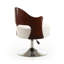 Chaise longue pivotante en cuir Bopper Vegan
