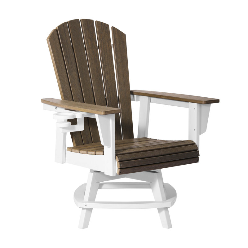 Chaise pivotante Featherstone Adirondack, blanc, White/Clear Acrylic Glass