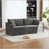 Chenille gris charbon