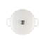 Le Creuset Signature Cast Iron Braiser, 5Qt., White