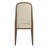 Brogdon Wood Finish 72"-90" Extendable Dining Set, Dining Table With Leaf And Cream Fabric Chairs-582400006-582400007