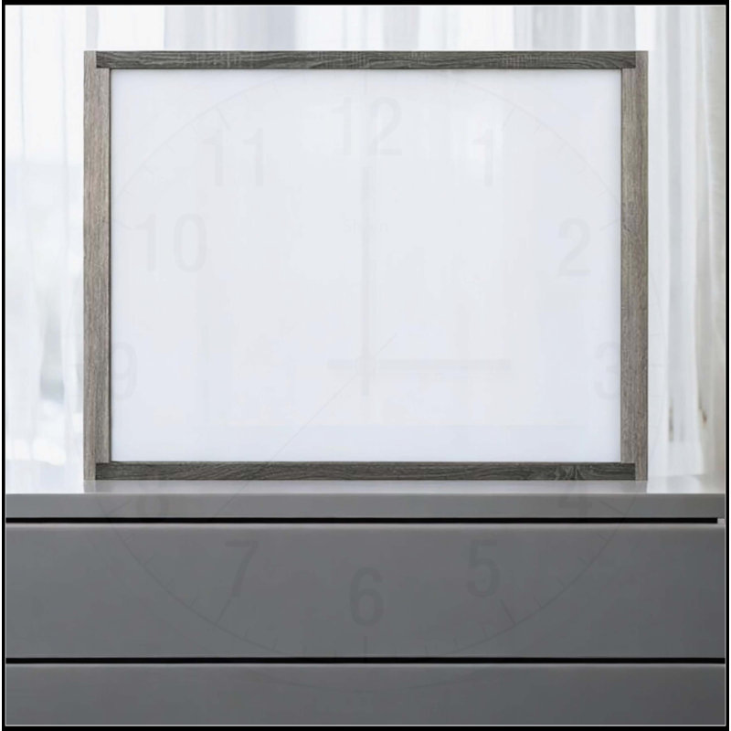 Jehoram Gray Finish Mirror