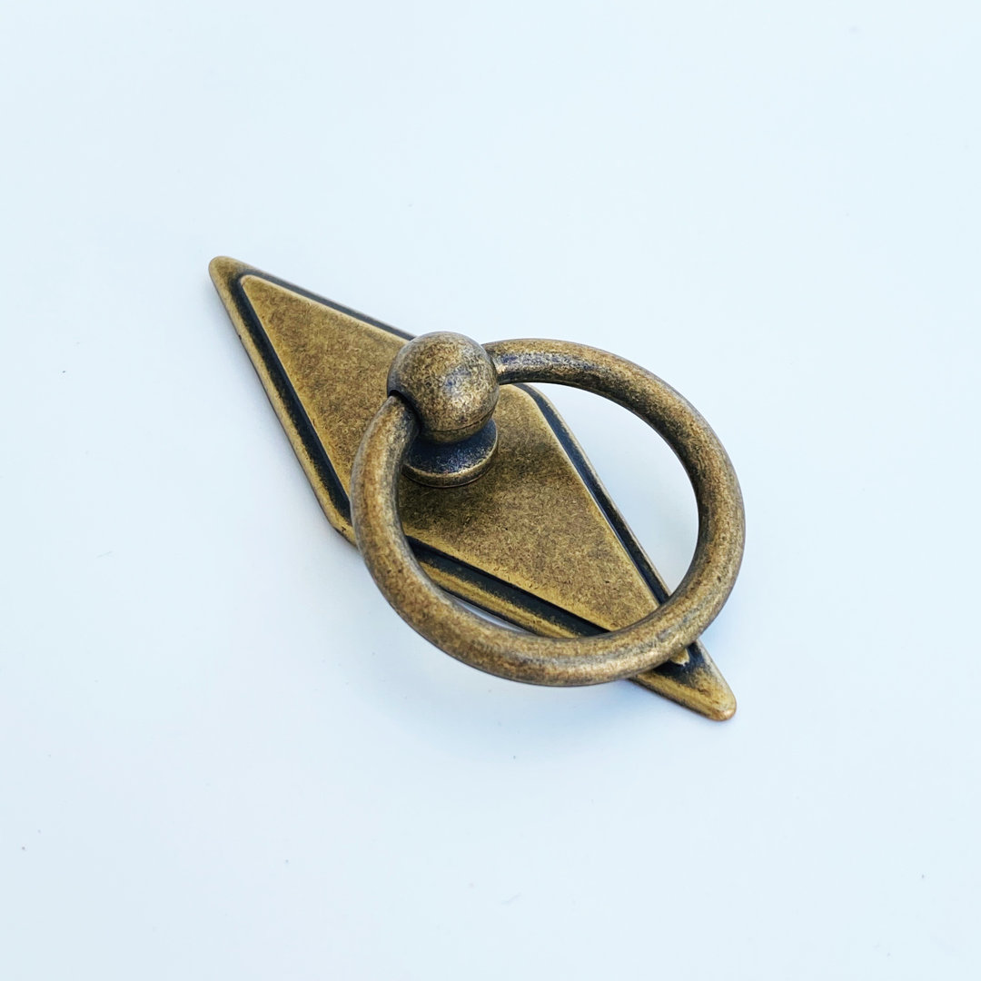 Rhombus Drawer Medium Ring Pull Forge Hardware Studio 