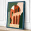 Terracotta Tower Modern - Wrapped Canvas-822650937-822650944