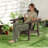 Devito All-Weather Resistant HDPE Plastic Oversize Adirondack Chair-1771610900