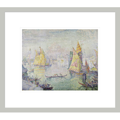«The Lagoon of Saint Mark Venice» par Paul Signac, impression giclée encadrée