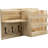 Square Solid Wood Floating Shelf