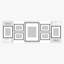 Mato Gallery Wall Picture Frame - Frames Included: 7-842884823