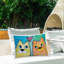 Coussin Bunny in Nature, imprimé par Nettie Price
