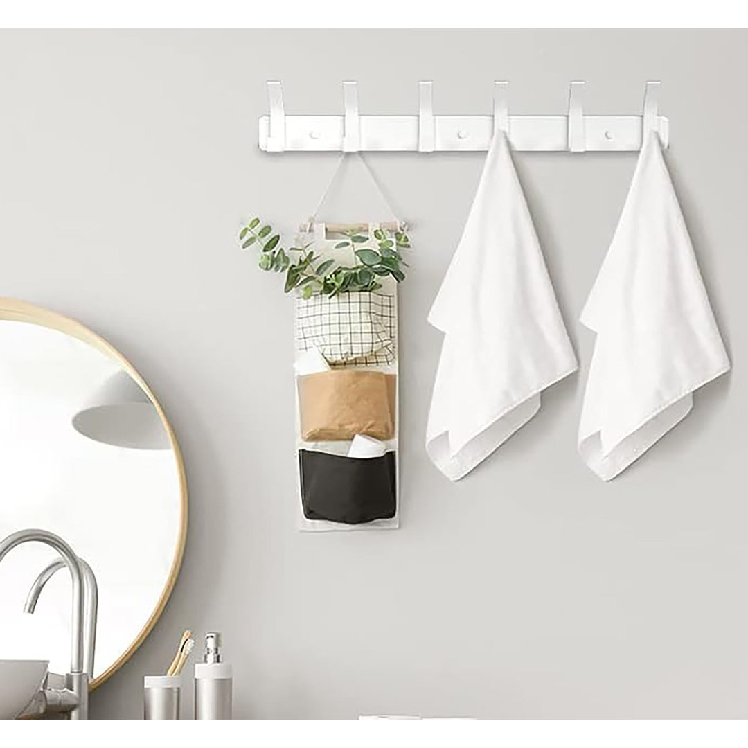Aspelare Metal Wall 6 - Hook Wall Mounted Coat Rack