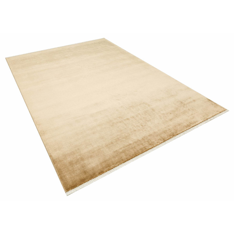 Tapis à aire beige en laine Brentry, Rectangle 2 pi 8 po x 5 pi