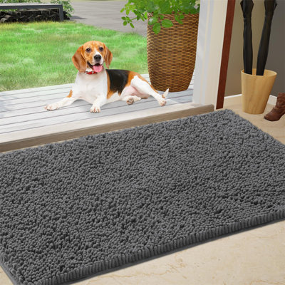 Non-Slip Pet Rug for Muddy Paws